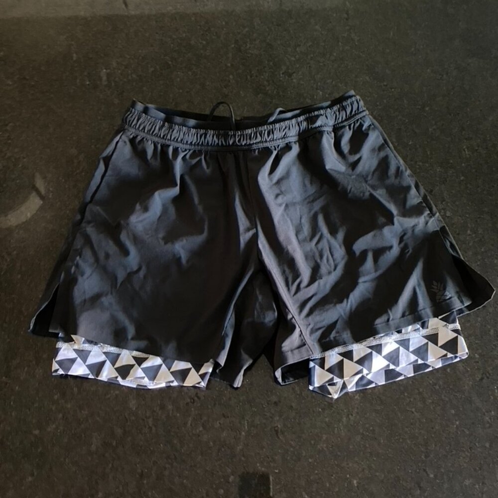 Chubbies Men Black/White Shorts Size M